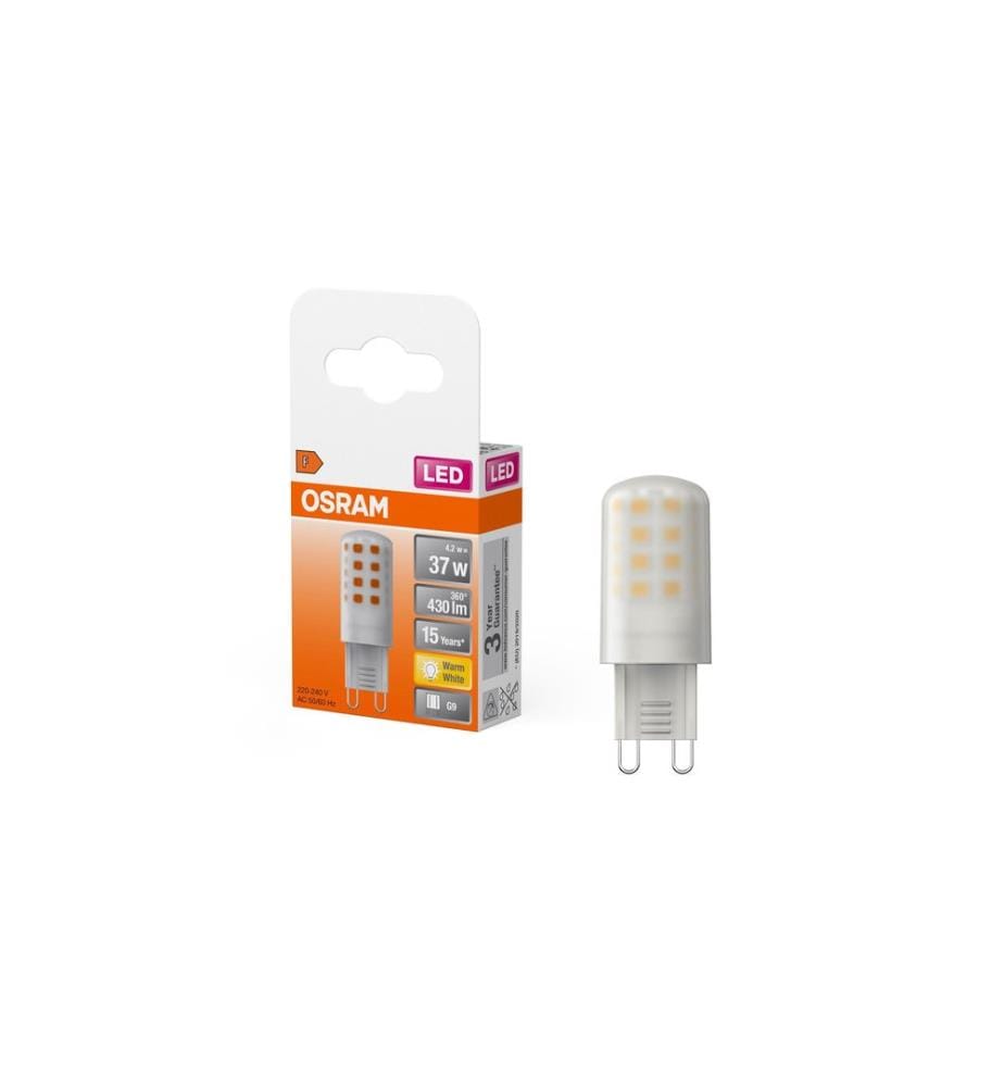 OSRAM - Lampe Pin 37, 4.2W, G9, Blanc chaud (WW)