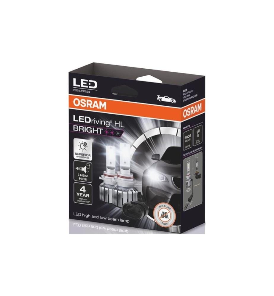 OSRAM - LEDriving Off-Road LED Retrofit Bright HB4/HIR2/12V/19W Voiture de tourisme