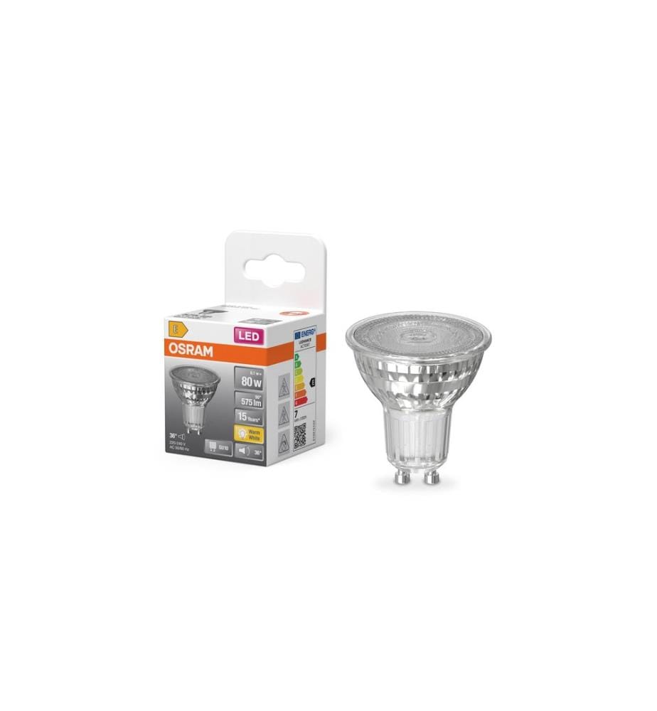 OSRAM - Lampe LED star PAR16 80, 6.9 W Blanc chaud (WW)