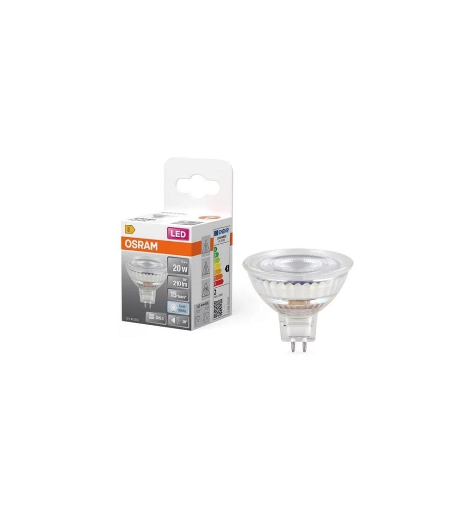 OSRAM - Lampe LED Star MR 16 2W Blanc froid/blanc lumière du jour (KW)