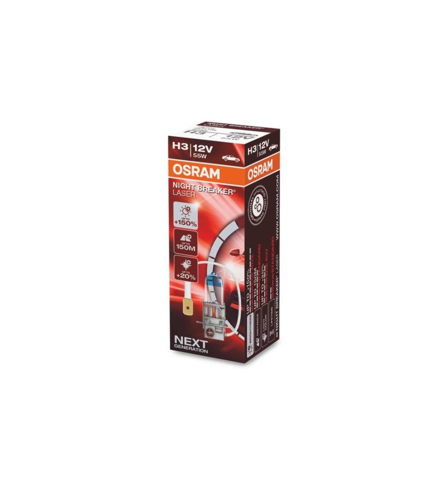 OSRAM - H3 NIGHT BREAKER LASER Voiture de tourisme