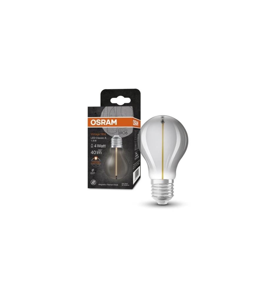Lampe LED OSRAM Vintage 1906 CLASSIC A 1,8W, E27, Blanc chaud (WW)