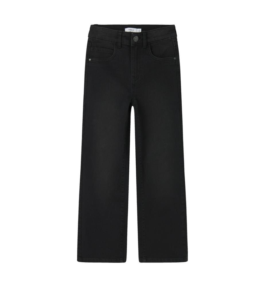 Jeans Wide Leg Fit - Noir-Denim