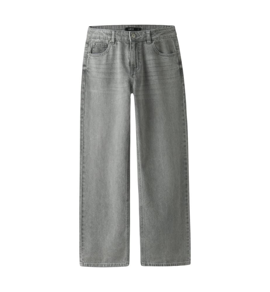 Jeans Wide Leg Fit - Gris clair-Denim