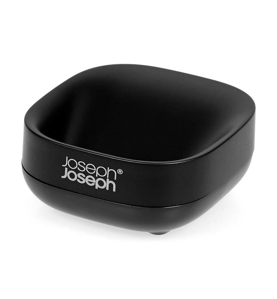 Porte-Savon Noir Mat Compact Slim - Noir