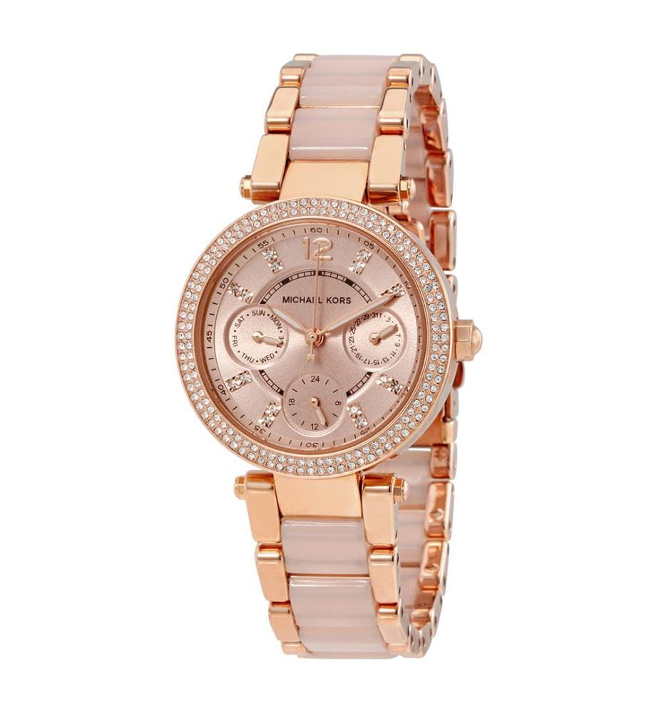 Montre à Quartz Mini Parker Doré Rose - 33 mm
