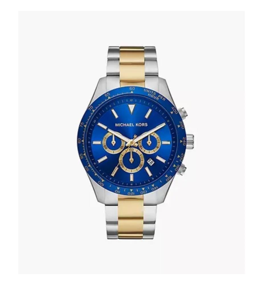 Montre à Quartz Layton Gold and Blue - 45 mm