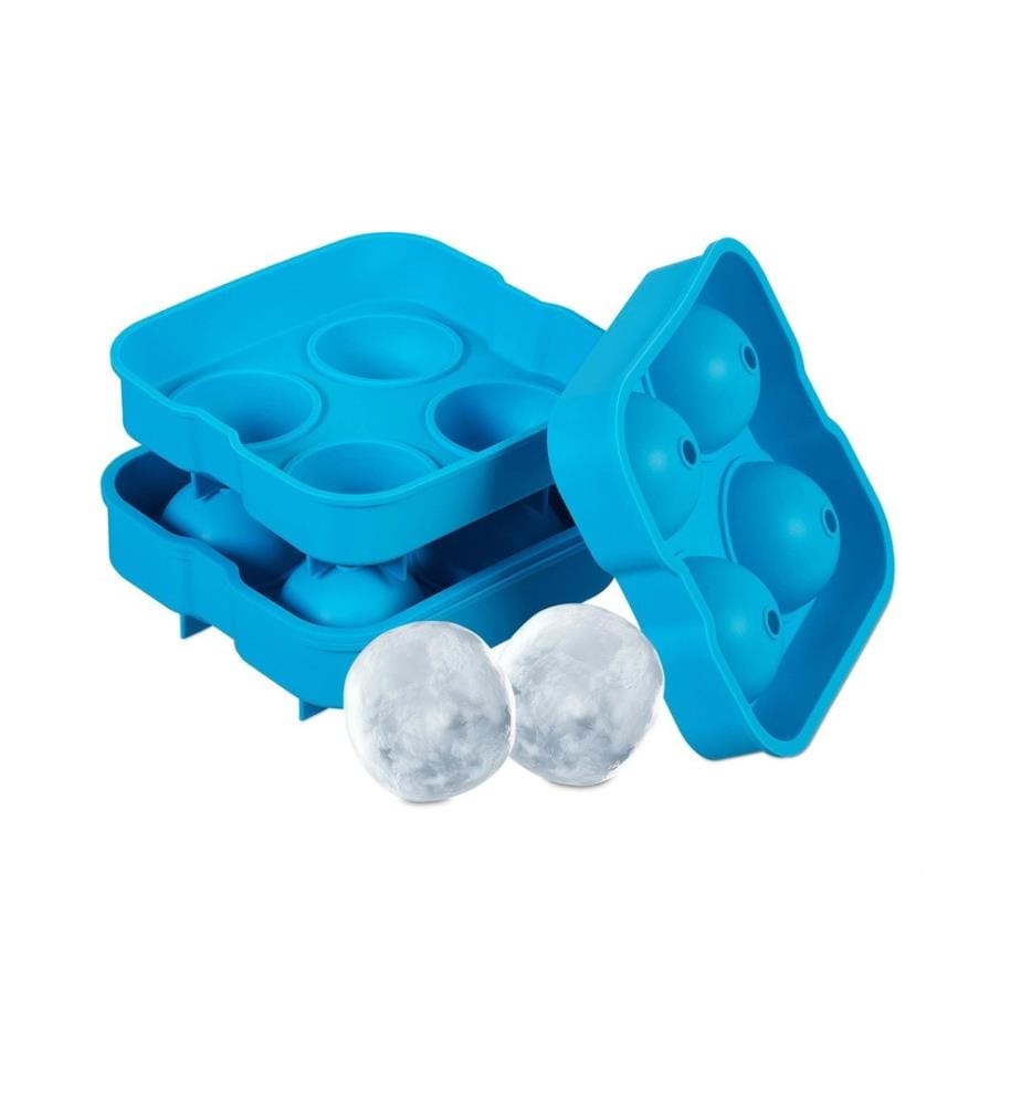 RELAXDAYS - Moule à glaçon Boule 2 pièces, Bleu