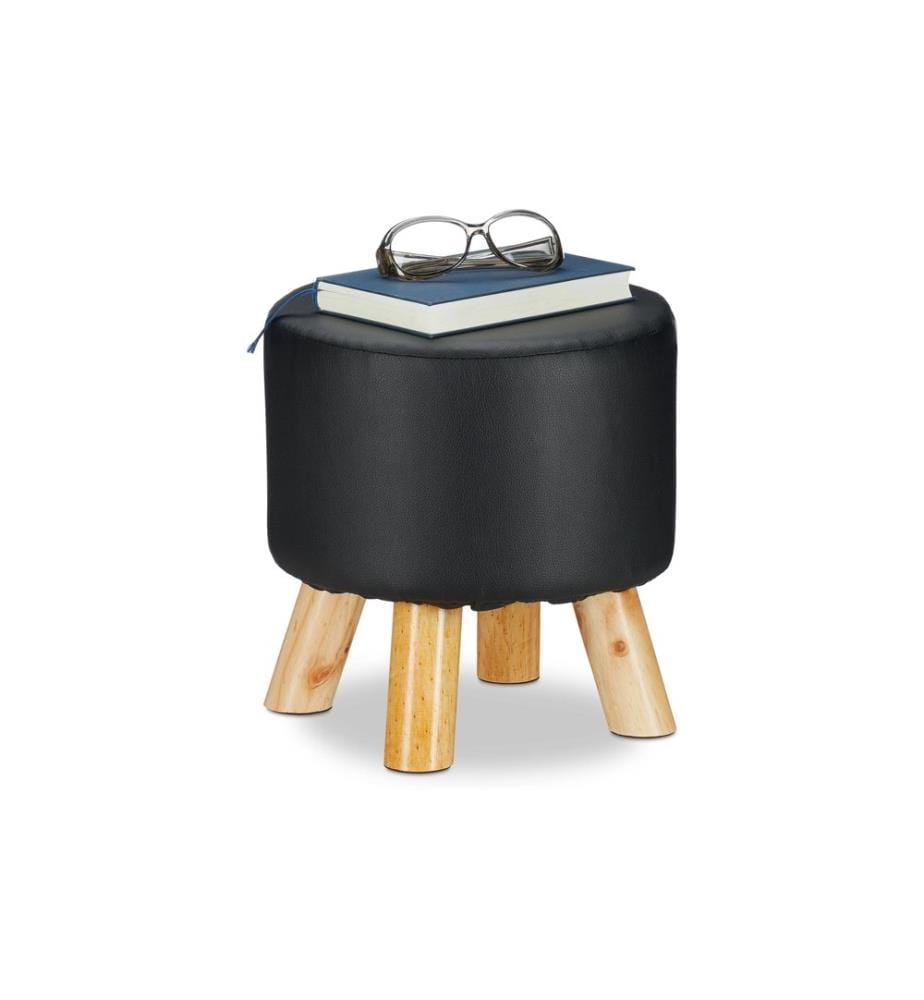 RELAXDAYS - Tabouret 30 x 30 cm, noir