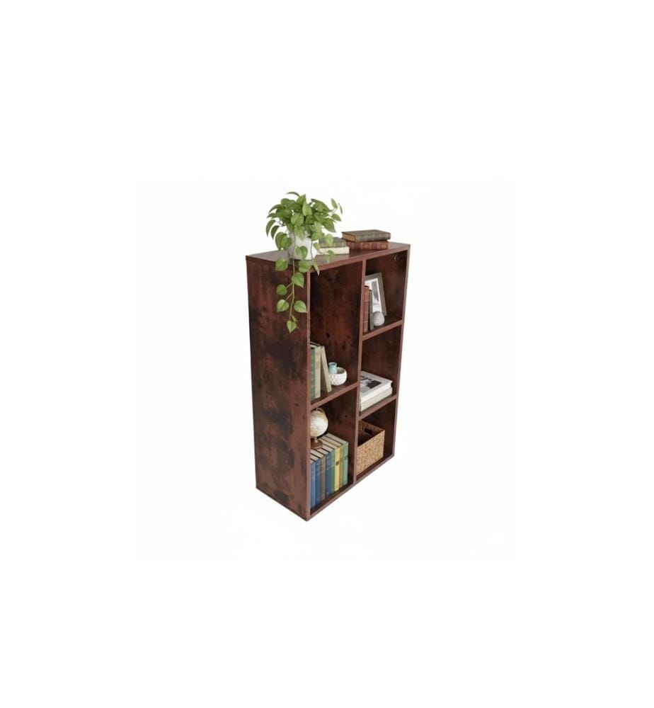 RELAXDAYS - Étagère en aspect bois 80 x 50 x 24 cm Marron