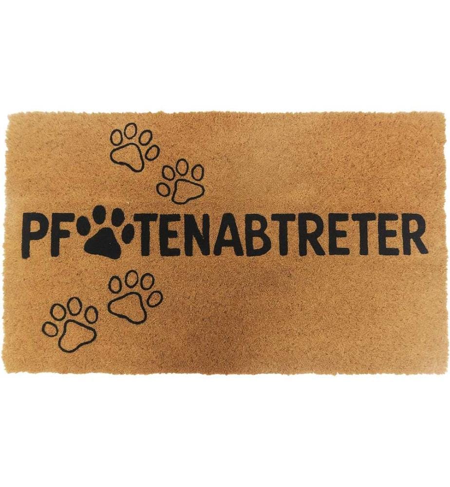 RELAXDAYS - Tapis de sol Animaux Coco 60 x 40 cm brun clair
