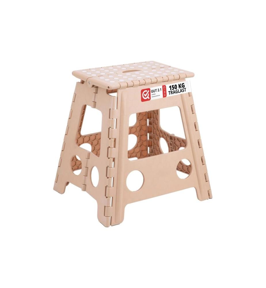 RELAXDAYS - Tabouret pliant XL, beige