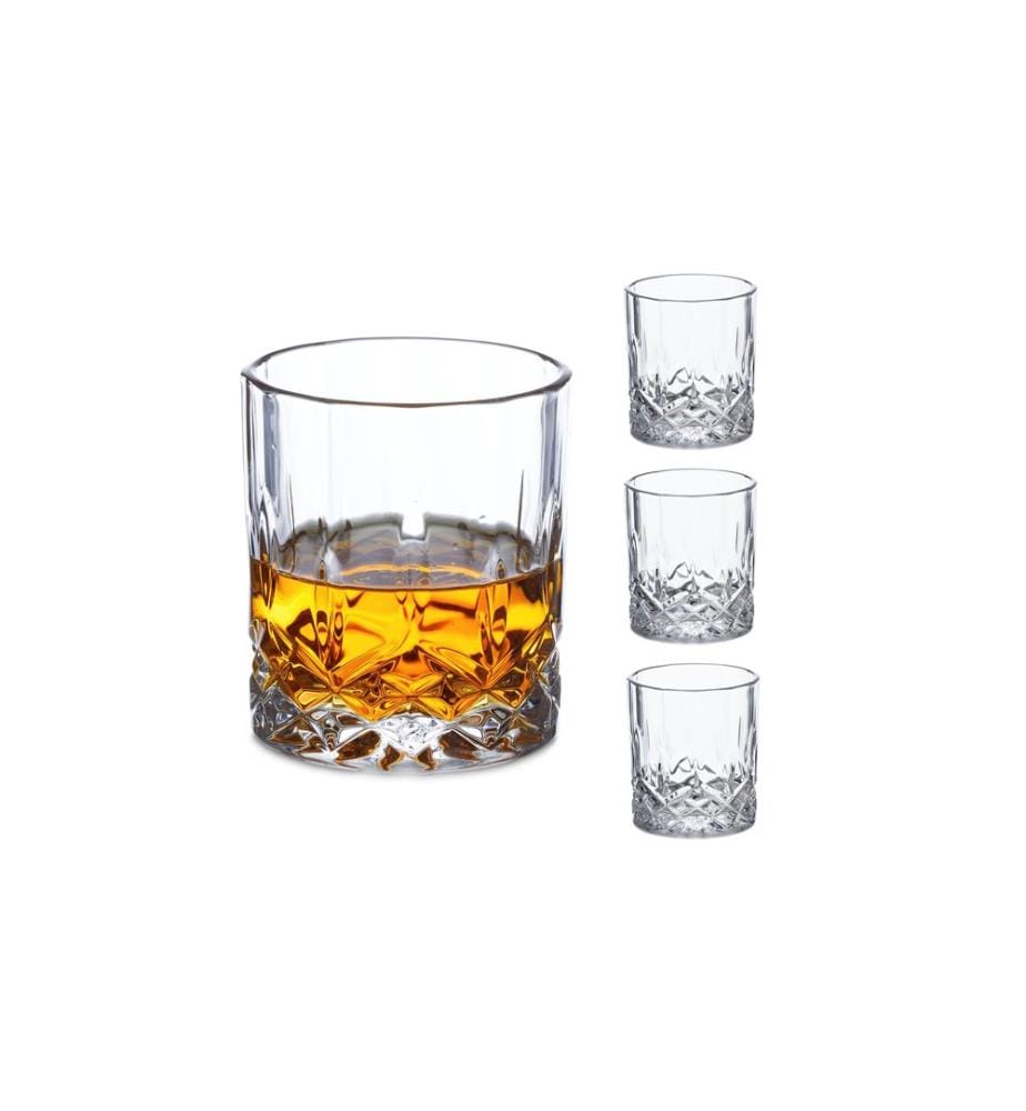 RELAXDAYS - Verre à whisky Set 4 pièces, 300 ml