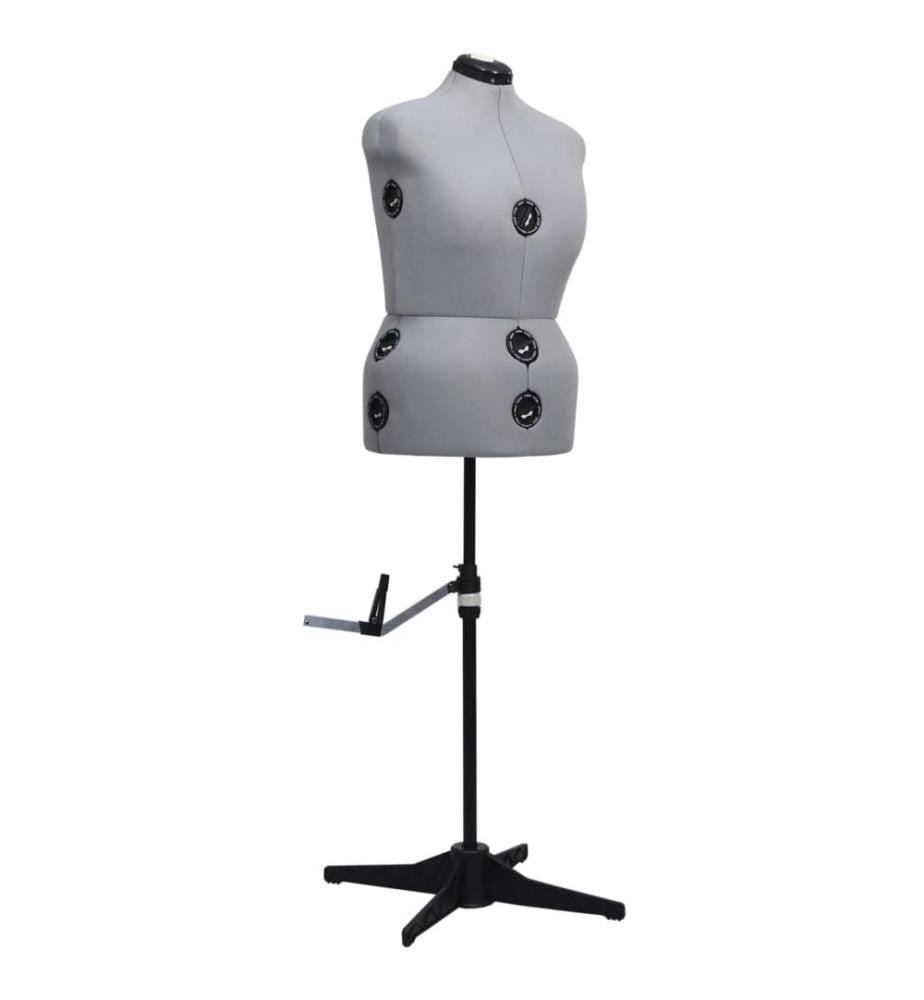 Mannequin de robe ajustable pour femme Gris L Taille 44-50