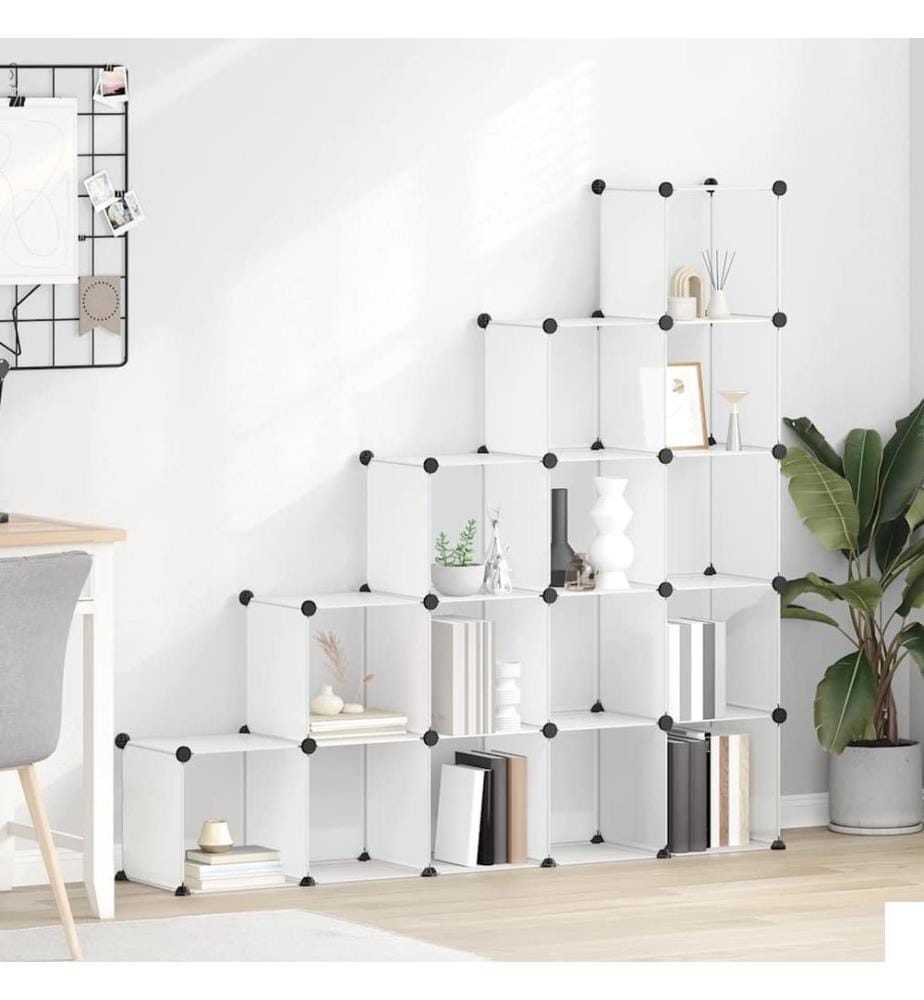 Cubes de rangement 15 pcs Transparent PP