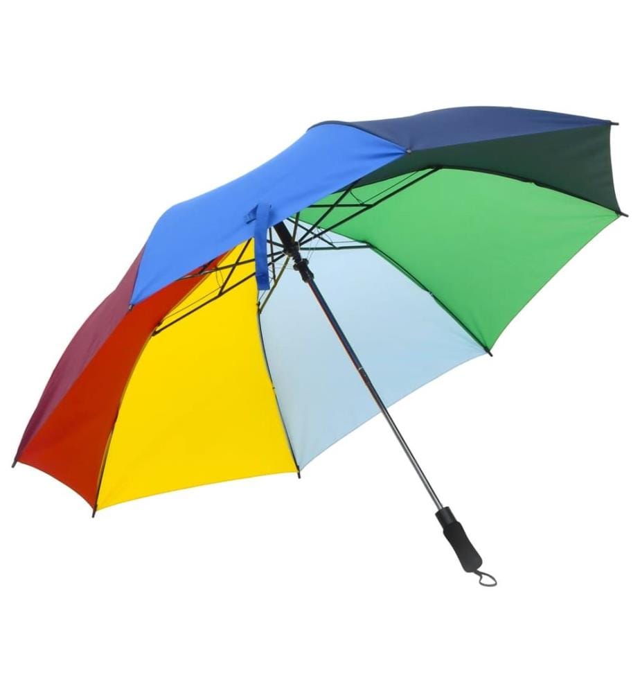 Parapluie pliable automatique Multicolore 124 cm