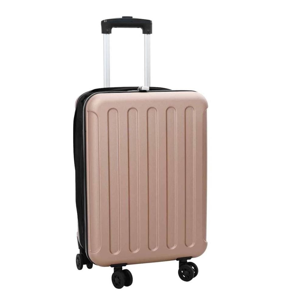 Valise doré rose 34 x 23 x 55.5 cm Plastic ABS