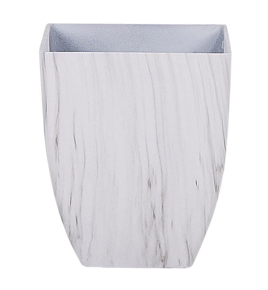 Cache-pot MIRO 28 cm Marbre blanc