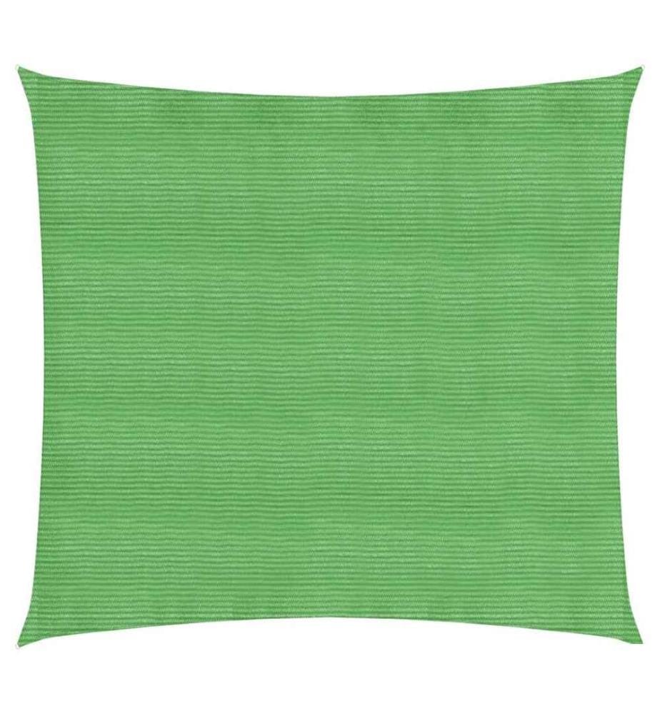Voile d'ombrage 160 g/m² Vert clair 3,6x3,6 m PEHD