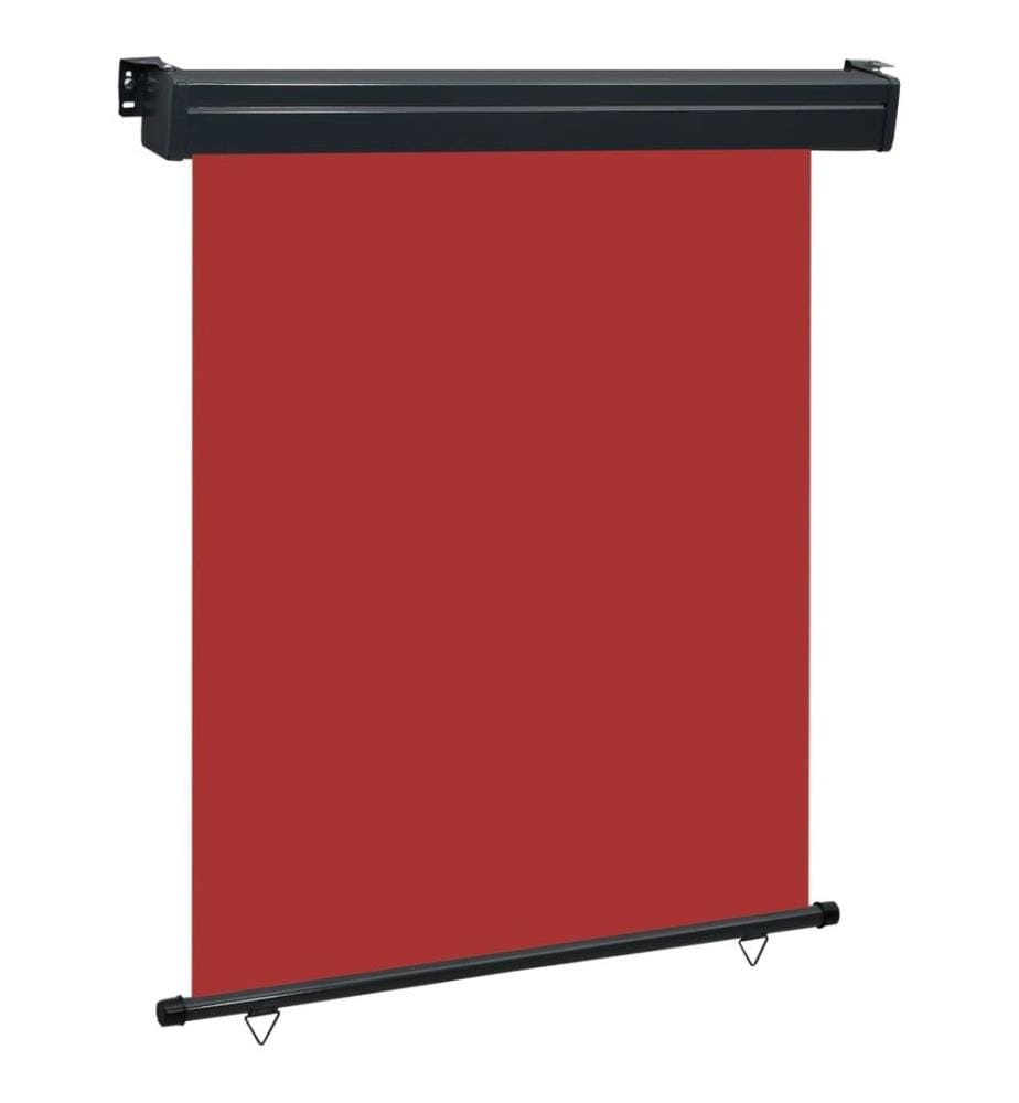 Auvent latéral de balcon 140x250 cm Rouge