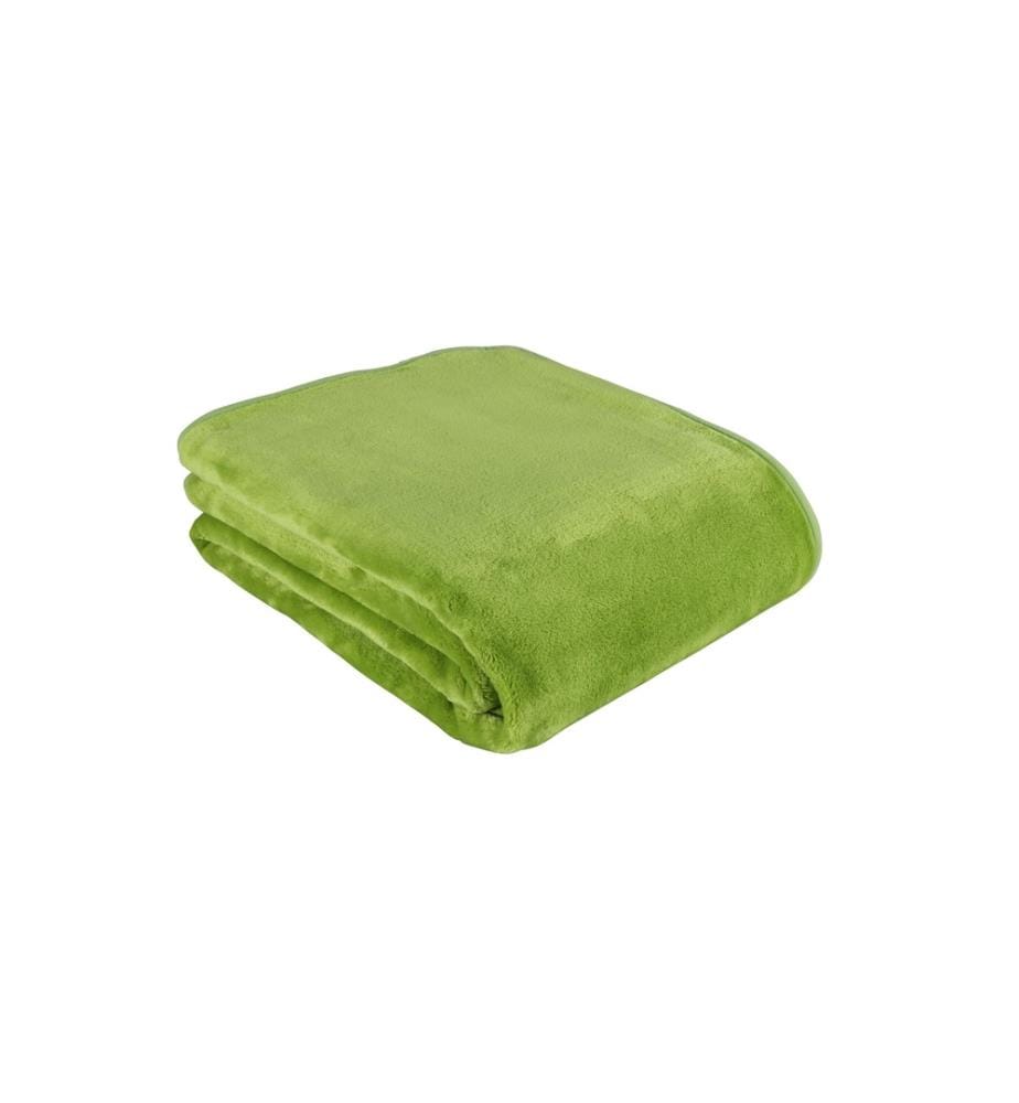 ESKIMO - Couverture Cashmina vert, 150 x 200 cm