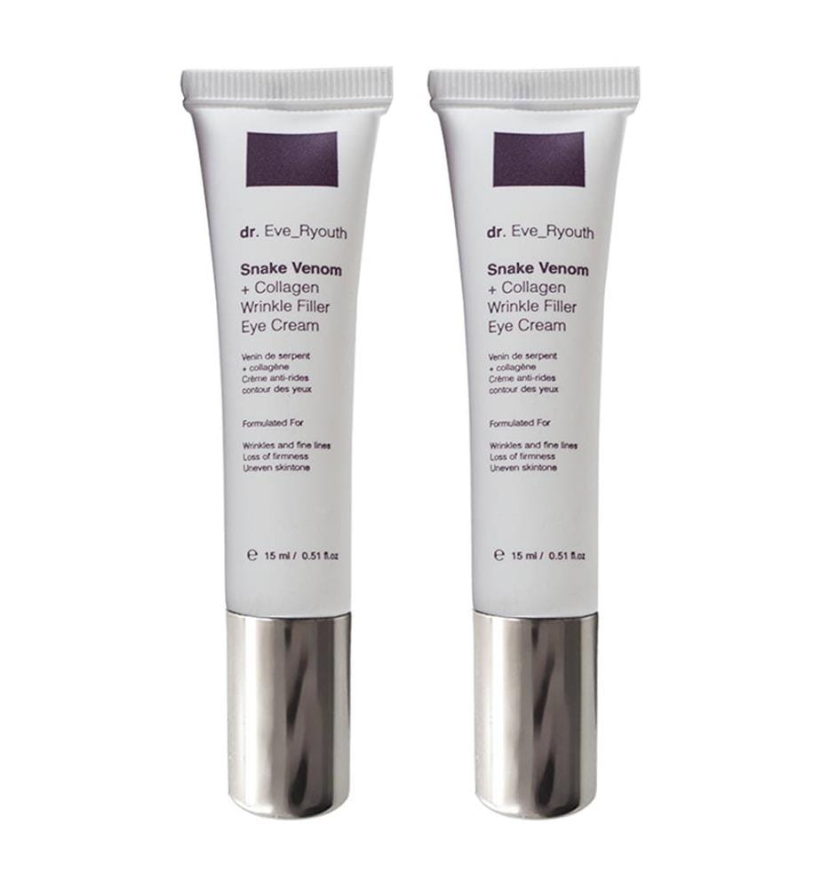Crème Contour des Yeux Anti-Rides Snake Venom + Collagen - 2 x 15 ml