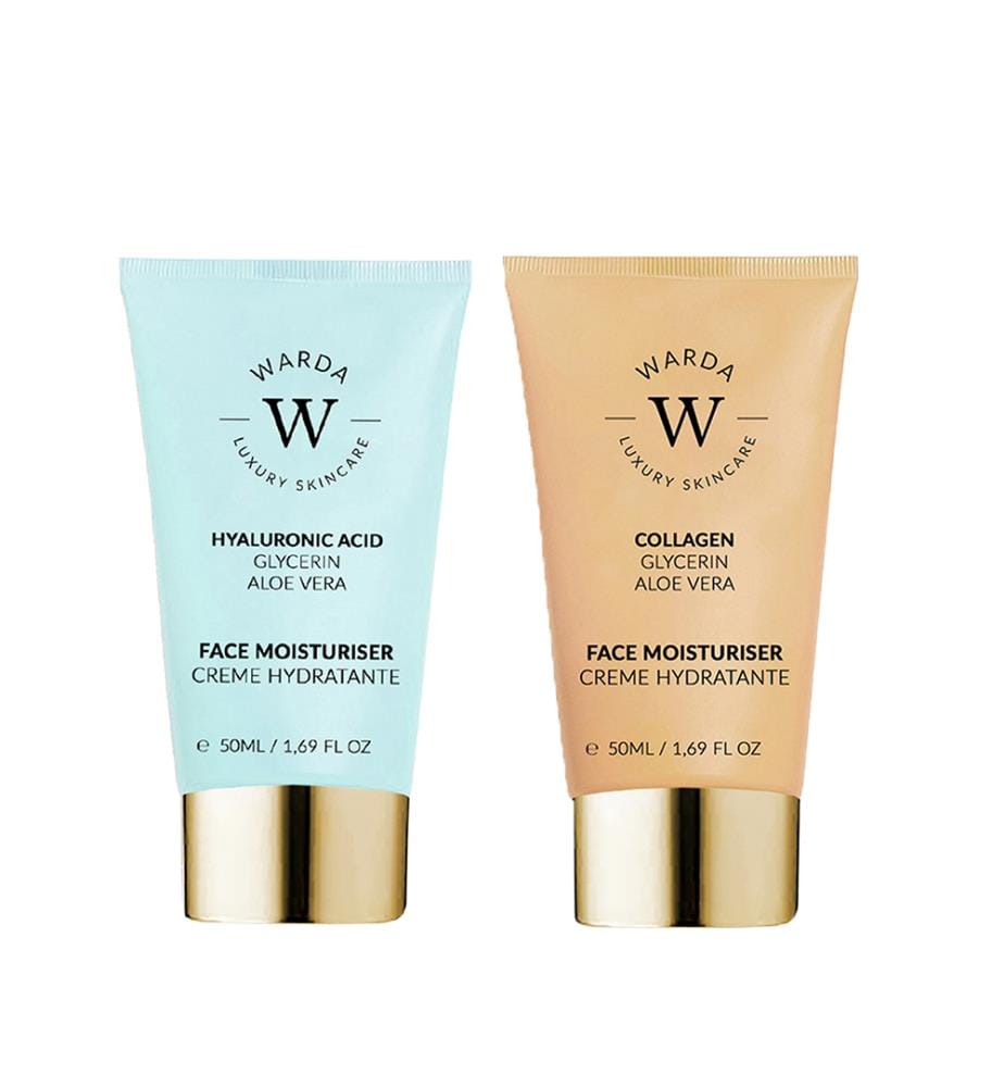 Crème Hydratante à lAcide Hyaluronique 50ml + Crème Liftante au Collagène 50ml