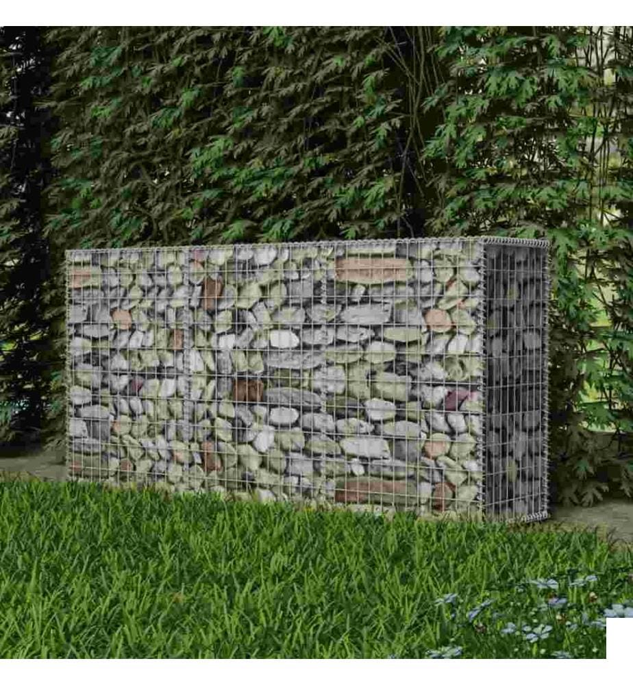 Panier de gabion Acier galvanisé 200x50x100 cm
