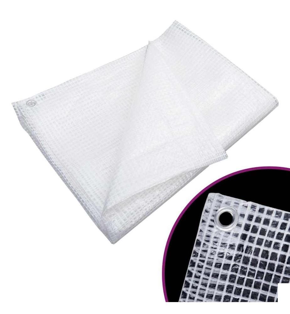 Bâche de gaze 140 g/m² 6x8 m Blanc