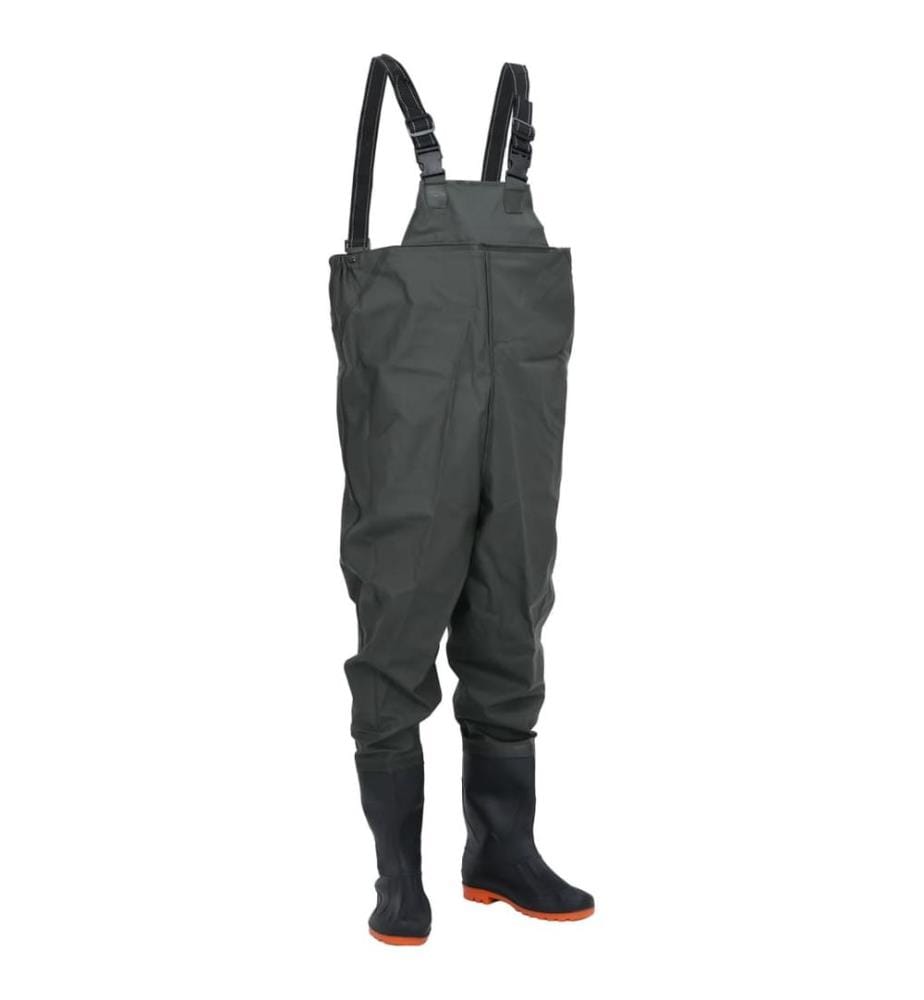 Cuissardes avec bottes vert foncé taille 44