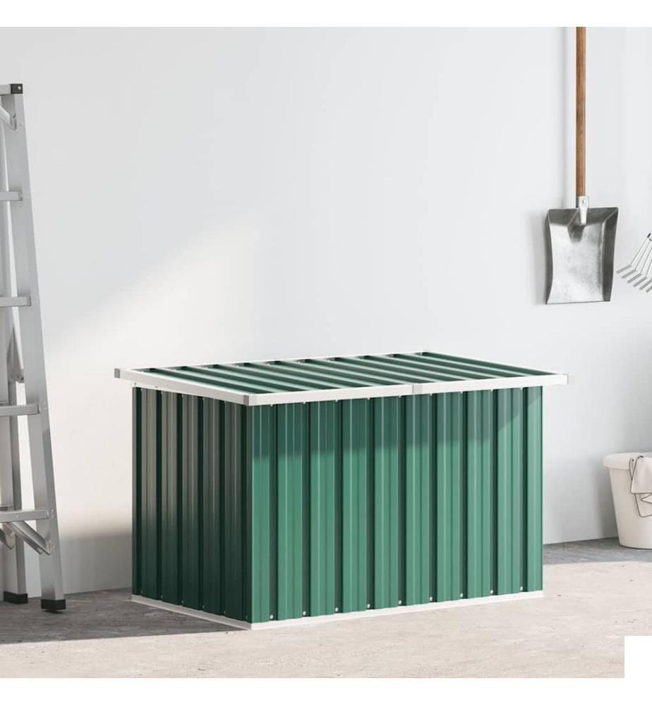 Boîte de rangement de jardin Vert 109x67x65 cm