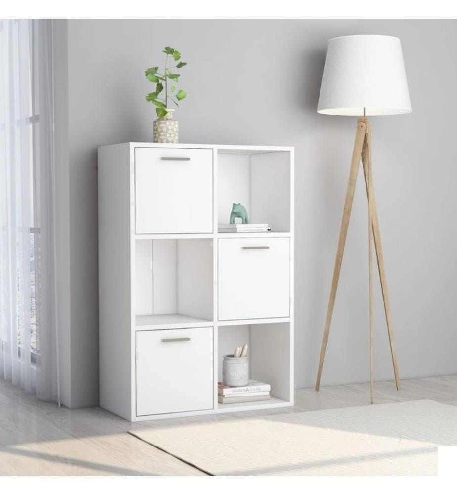 Armoire de rangement Blanc 60x29,5x90 cm Bois d'ingénierie