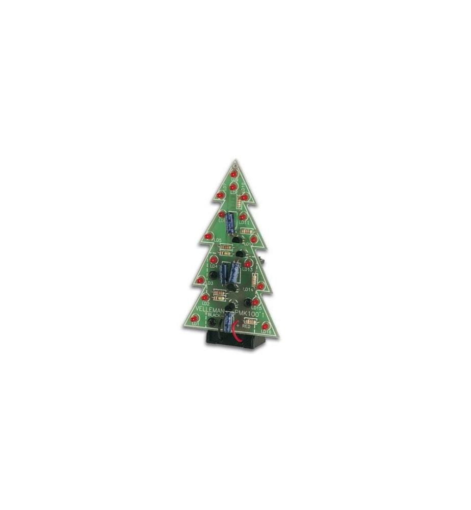 Whadda - Kits de montage Arbre de Noël avec des LED clignotantes