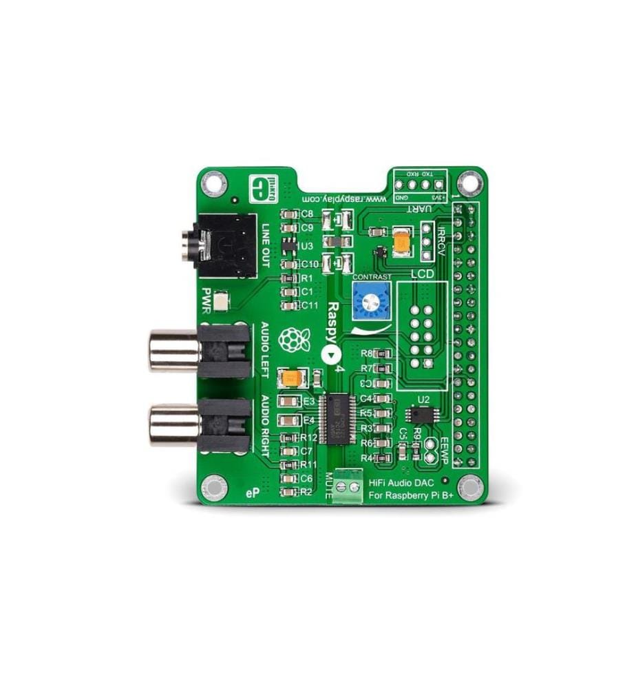 Raspberry Pi - Carte son Microelektronika RaspyPlay4