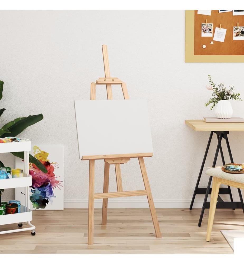 Chevalet 53,5x95x127 cm bois de pin massif