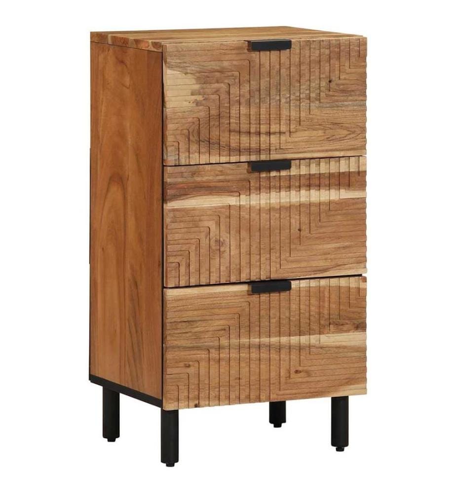 Buffet avec tiroir Marron 40 x 33 x 75 cm Bois de mangue massif