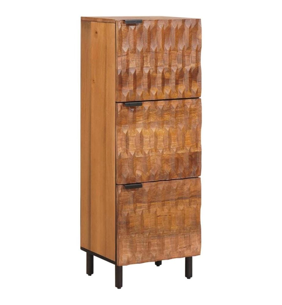 Haut Armoire avec porte Finition Acacia Brun 40 x 33 x 110 cm