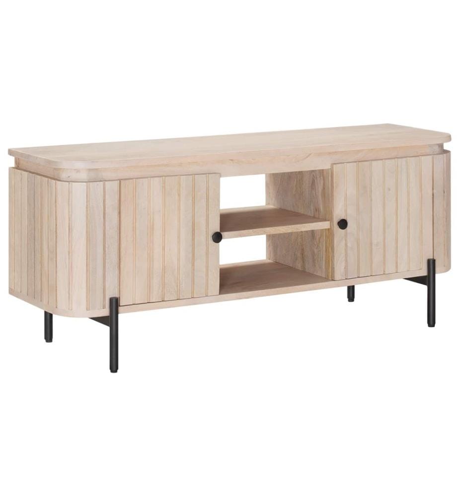 Meuble TV avec étagère avec stockage 105 x 30 x 45 cm