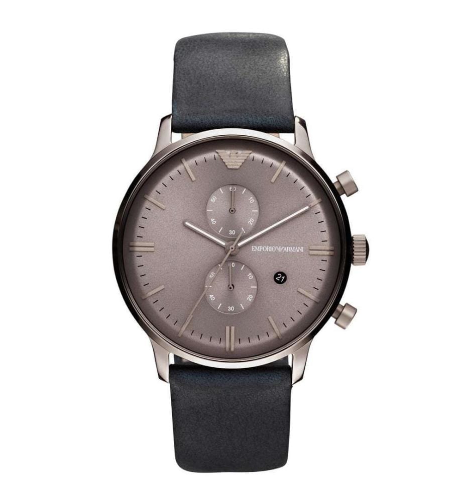Montre à Quartz Argenté et Noir AR0388 - 43 mm