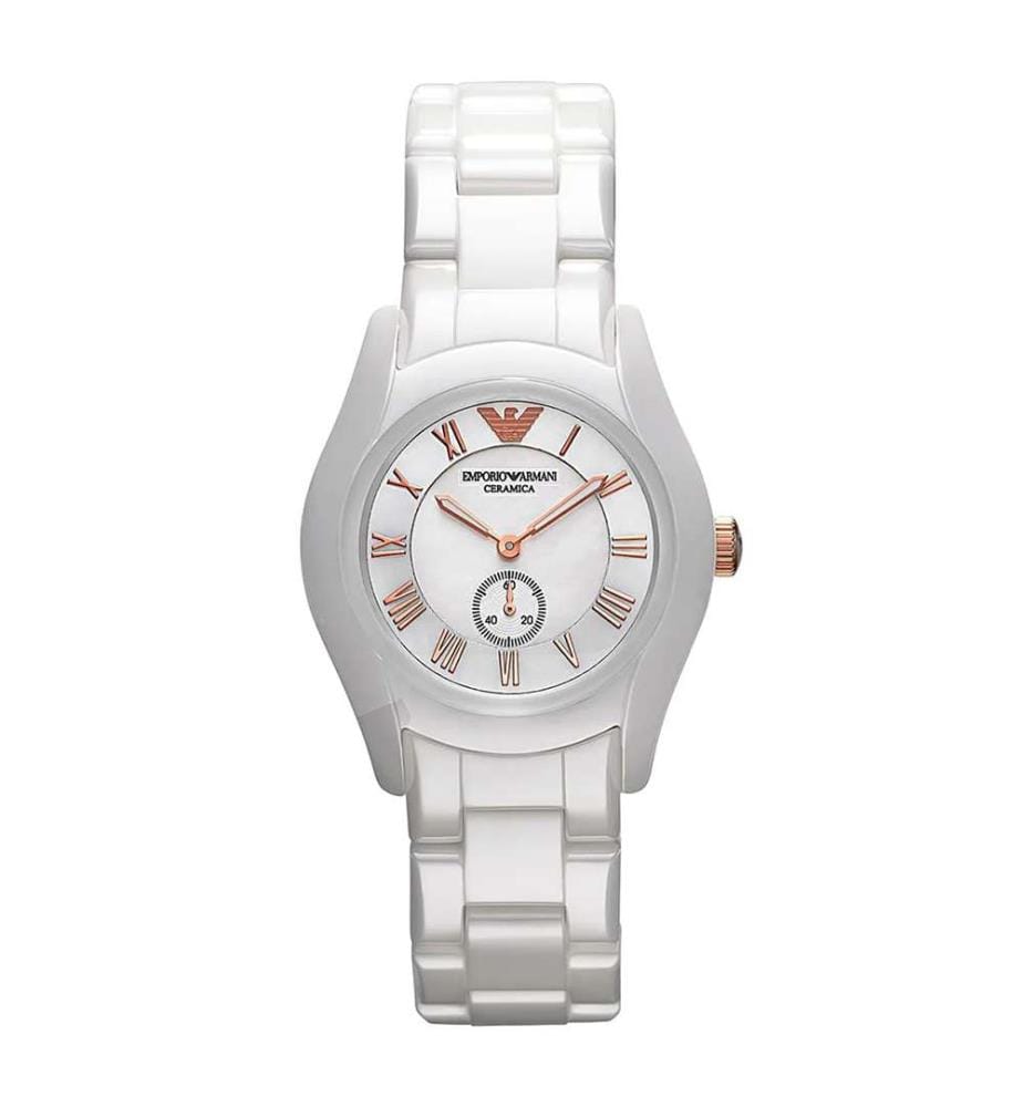 Montre à Quartz Blanc AR1418 - 28 mm