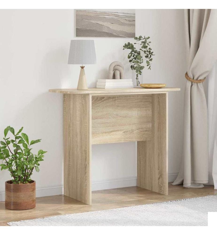 Table console Chêne Sonoma 93 x 40 x 75 cm Bois d'ingénierie