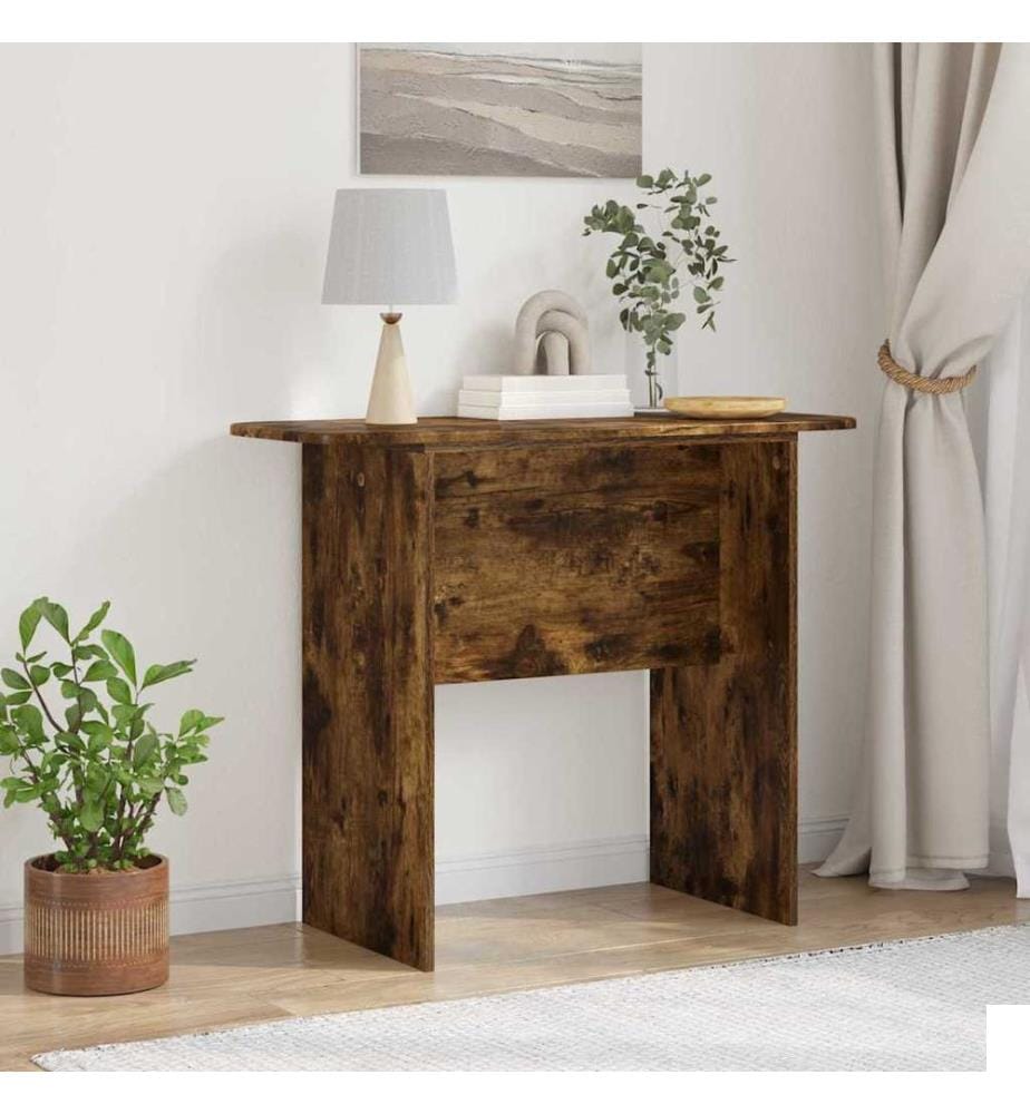 Table console Chêne fumé 93 x 40 x 75 cm Bois d'ingénierie