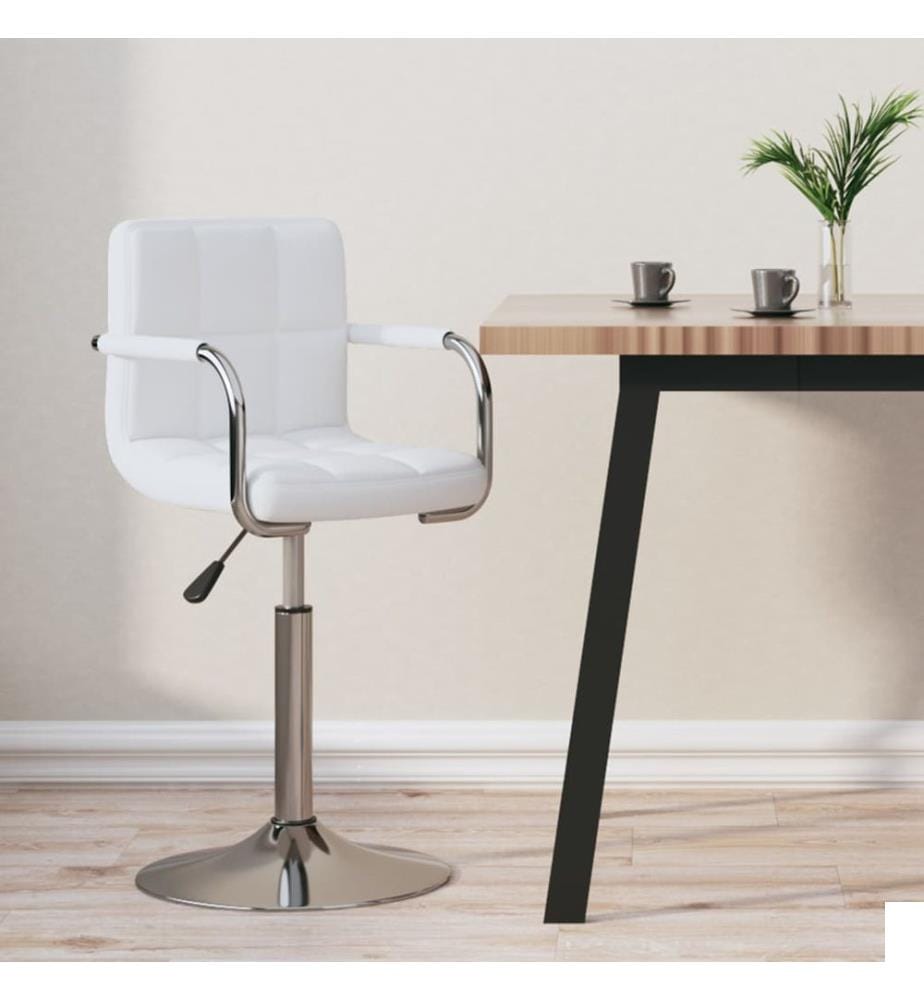 Tabouret de bar Blanc Similicuir