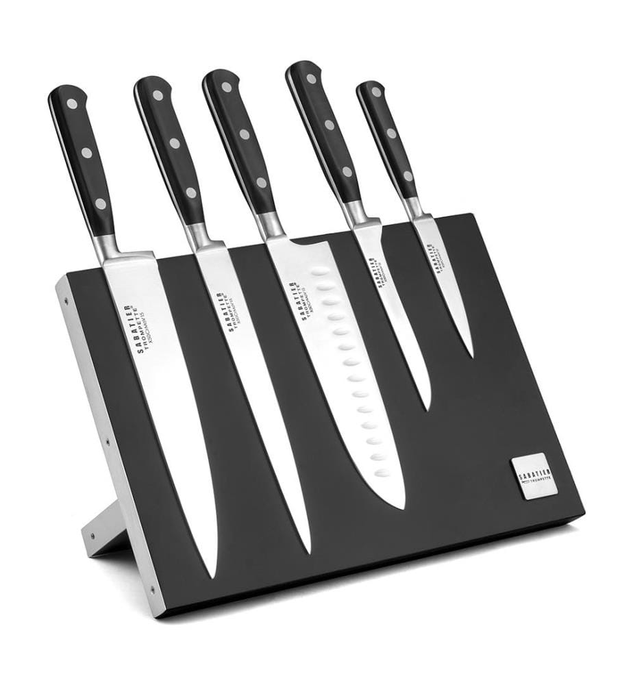 Set de 5 Couteaux de Cuisine Origin + Bloc à Couteaux Magnétique