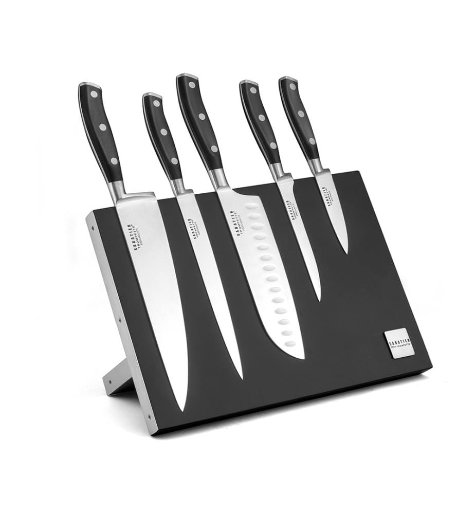 Set de 5 Couteaux Volcano + Bloc à Couteaux