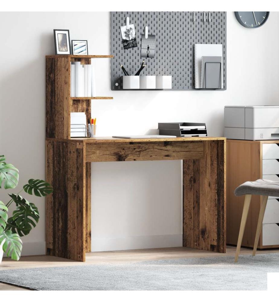 Bureau d'écriture en vieux bois Vieux bois Bois Moyen Minimaliste
