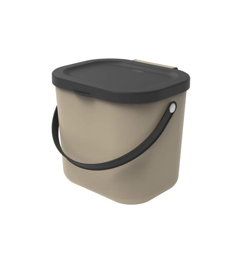 ROTHO - Bacs de recyclage Albula 6 l, Cappuccino