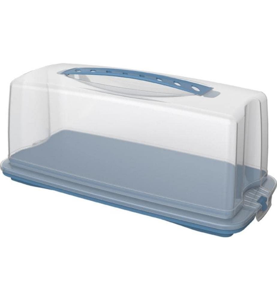 ROTHO - Boîte de transport pour cake Fresh Bleu/Transparent