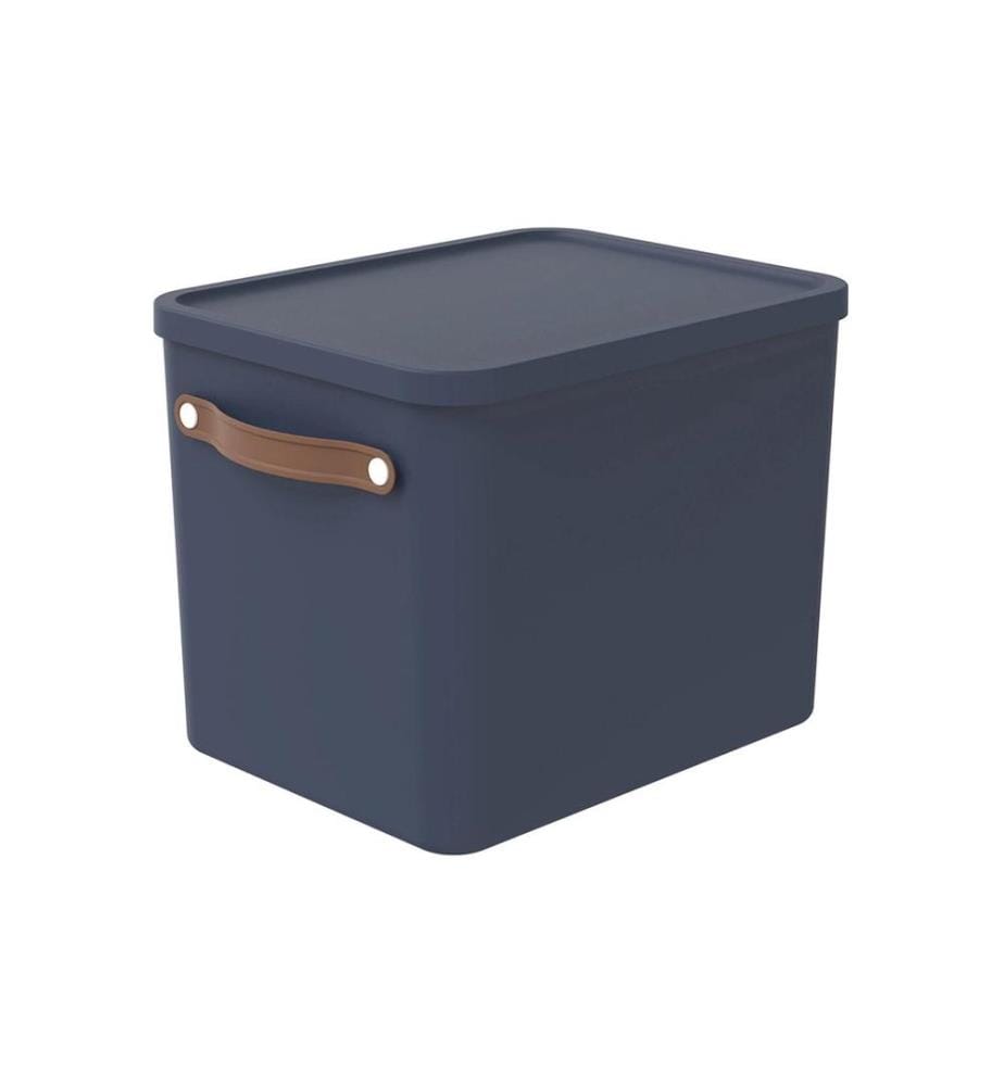 ROTHO - Boîte de rangement MALOJA Bleu foncé