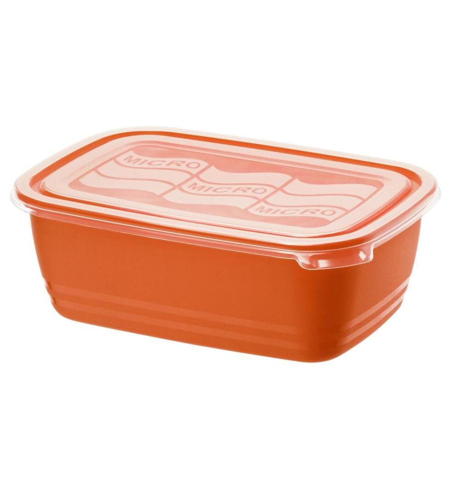 ROTHO - Contenant pour micro-onde Eco 1.9 litre, Papaya Red